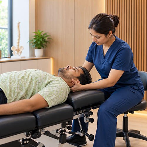 Female Chiropractic Treatment